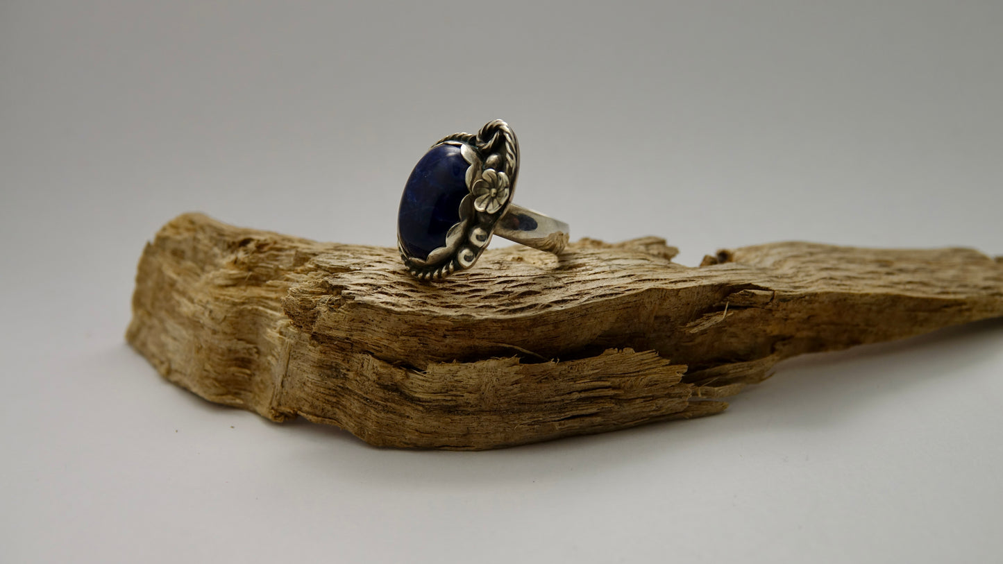 Sodalite Ring - Oval - Size 5.5