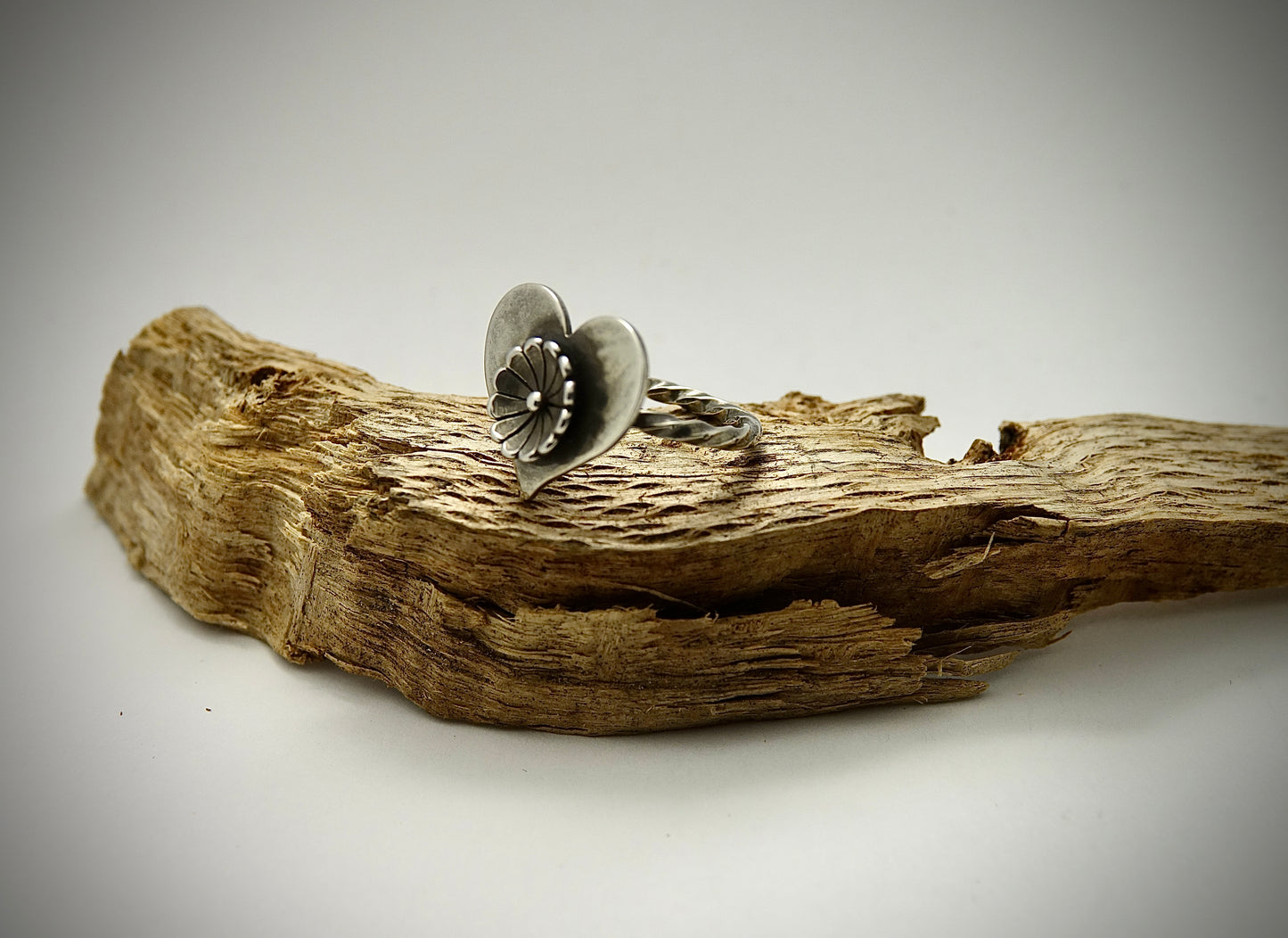 Large Heart with Flower - Size 6