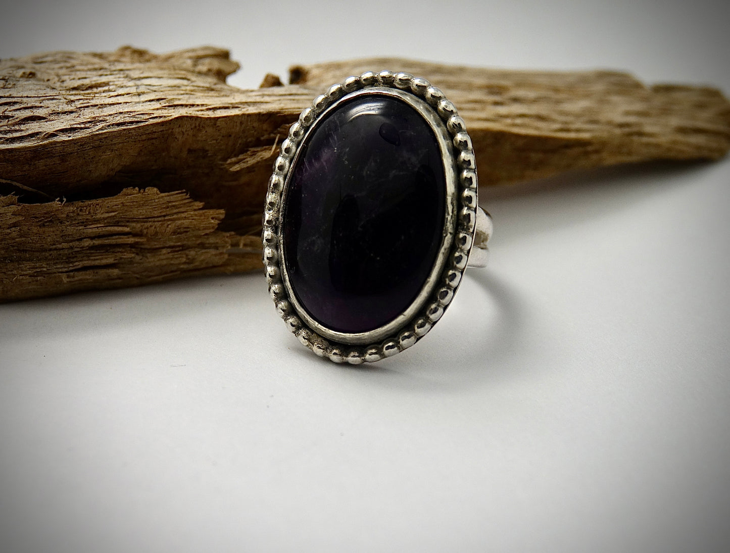 Amethyst Ring - Oval - Size 6.5