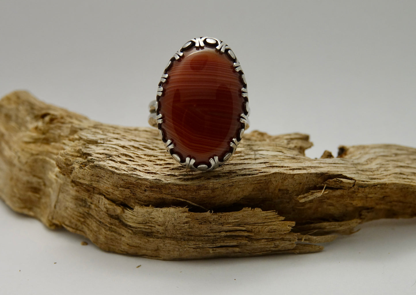 Carnelian Ring - Oval - Size 9.5