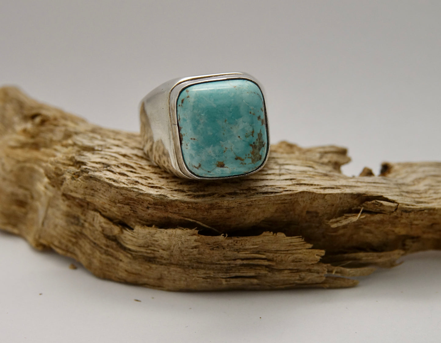 Turquoise Ring - Square - Size 11