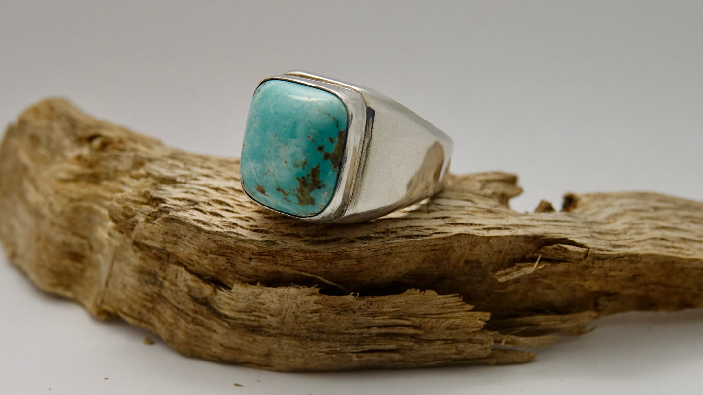 Turquoise Ring - Square - Size 11