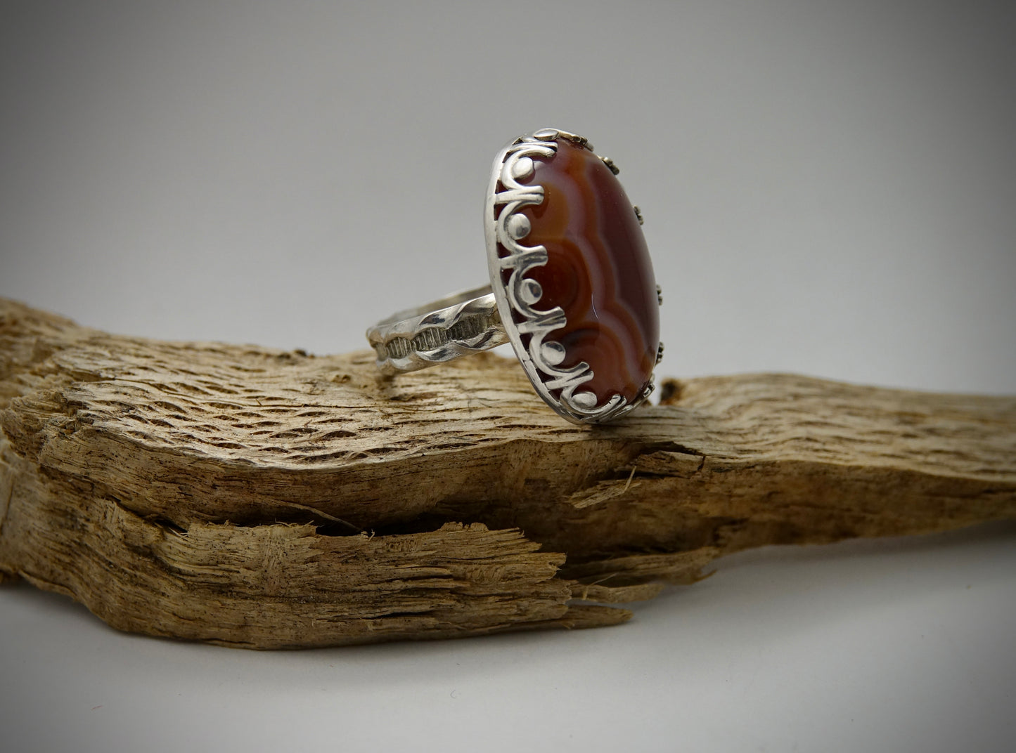 Carnelian Ring - Oval - Size 7.25