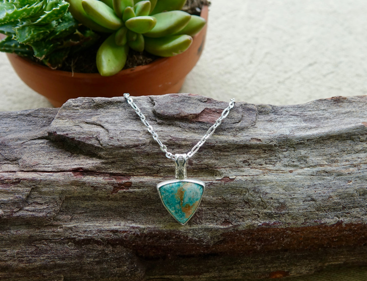 Turquoise Necklace - Triangle