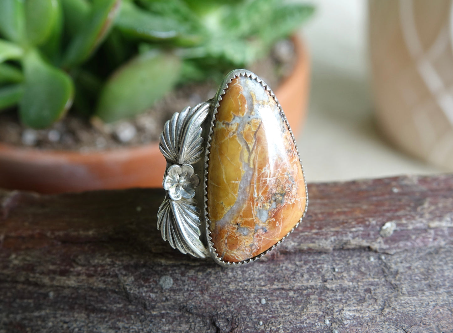 Maligano Jasper Ring - Size 7.5