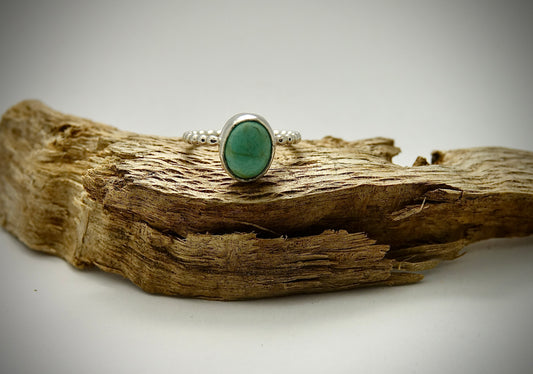 Tiny Turquoise - Oval - Size 6.25