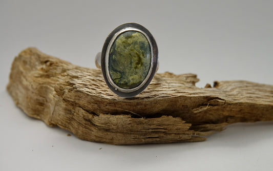 Mystery Stone Ring - Oval - Size 10.25