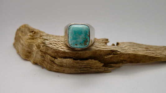 Turquoise Ring - Square - Size 11