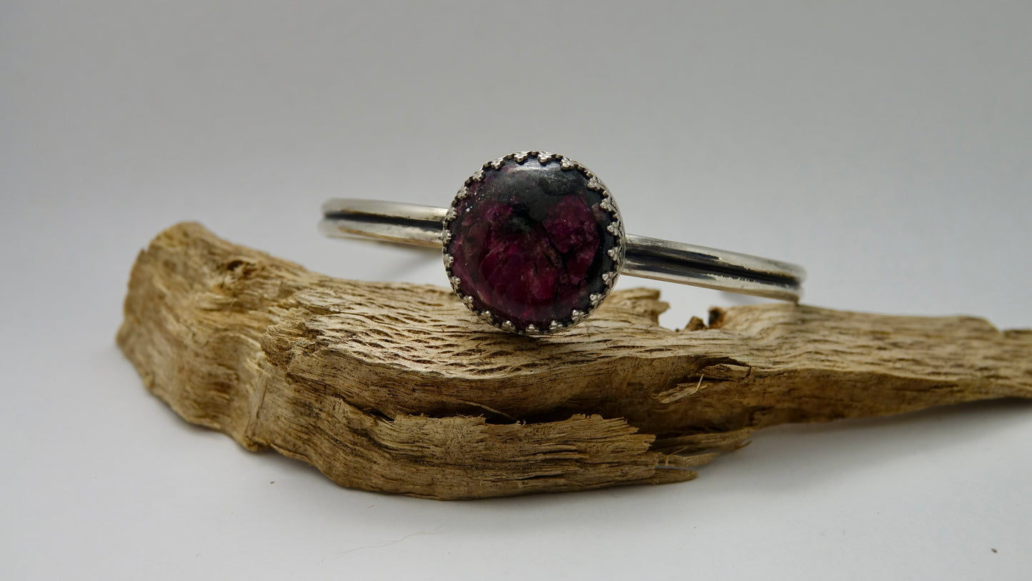 Ruby Fuchsite Cuff - Large